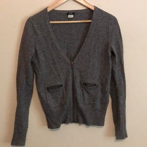 JCrew Half Zip Cardigan